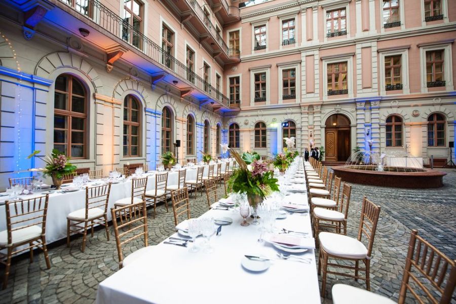 Budapest Central European Fashion Week Front Row Dinner designed by STARDOME // YBL Palota